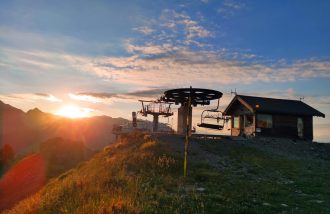 The summit hut