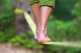 Slackline en libre accès