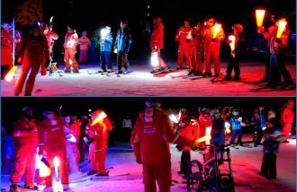 Descente aux lampions des enfants
