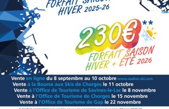 Vente en ligne des forfaits saison primeur domaine alpin - RÉALLON