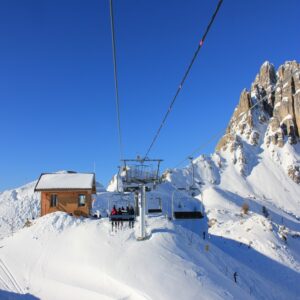 Chabrières chairlift arrival