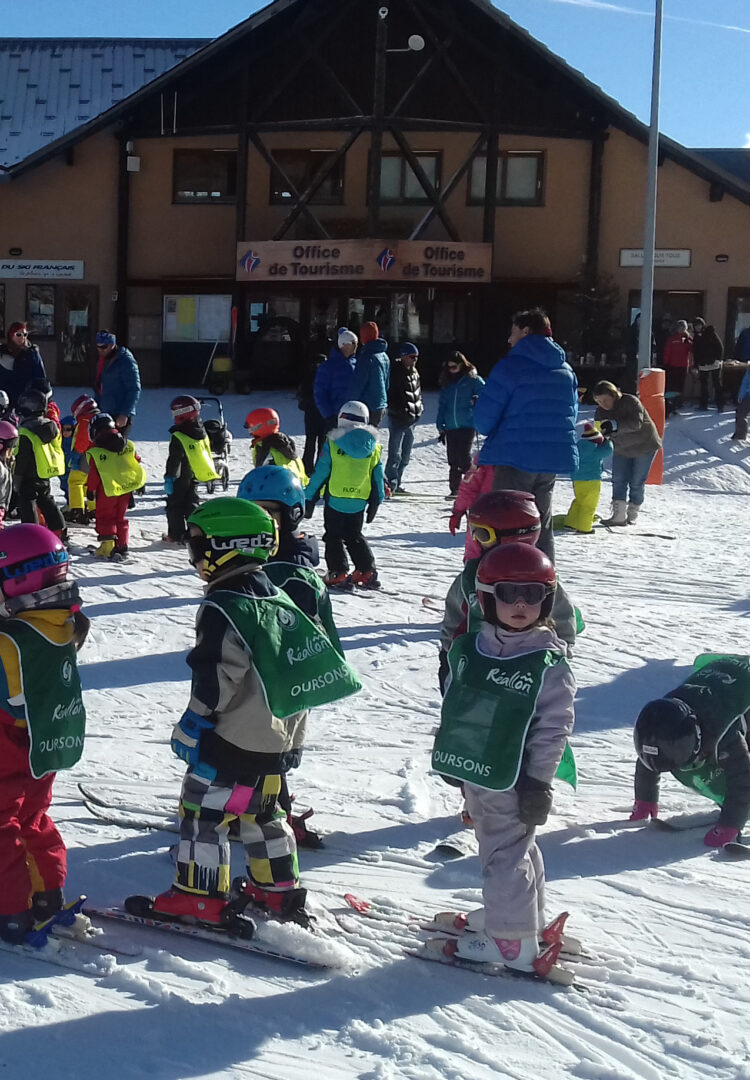 ski children Réallon