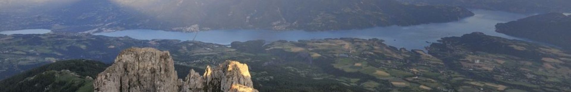 View and summit of Aiguilles de Chabrière