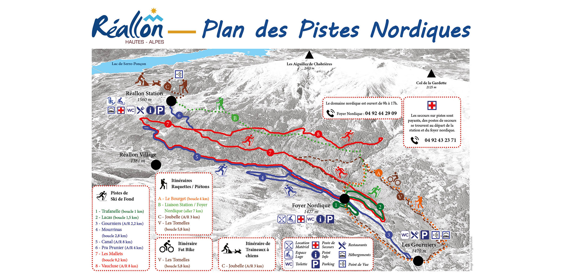 plan nordique Réallon