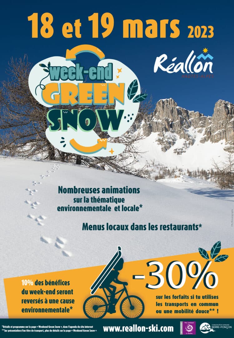 Affiche événement Green Snow