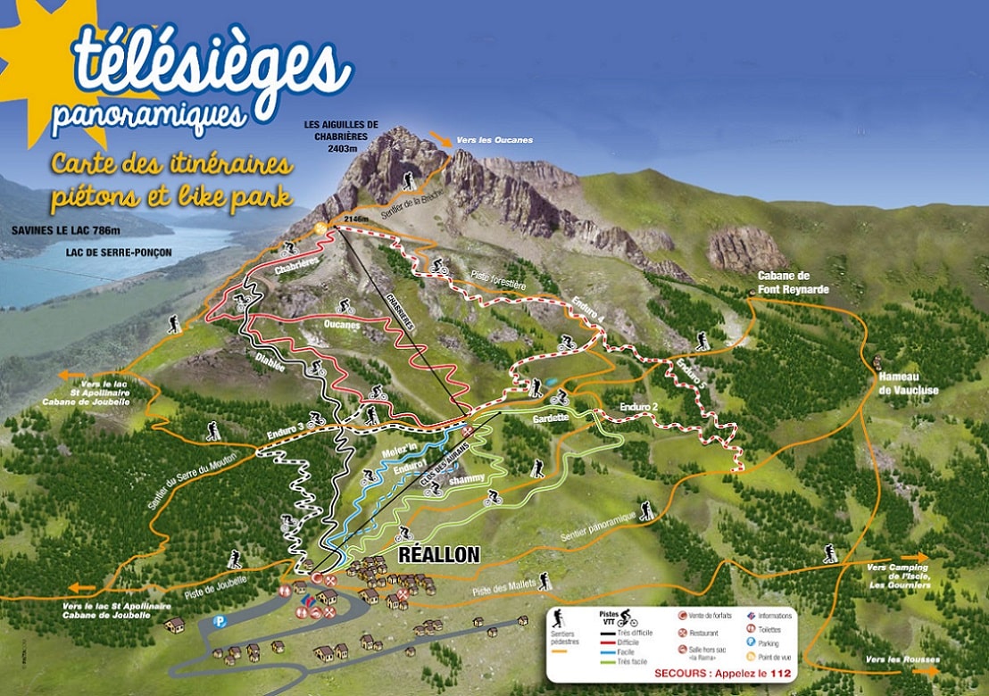2023 Plan bikepark taille site
